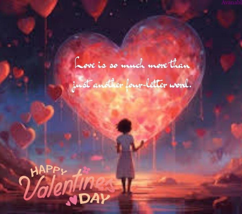 heart and single valentine's wish