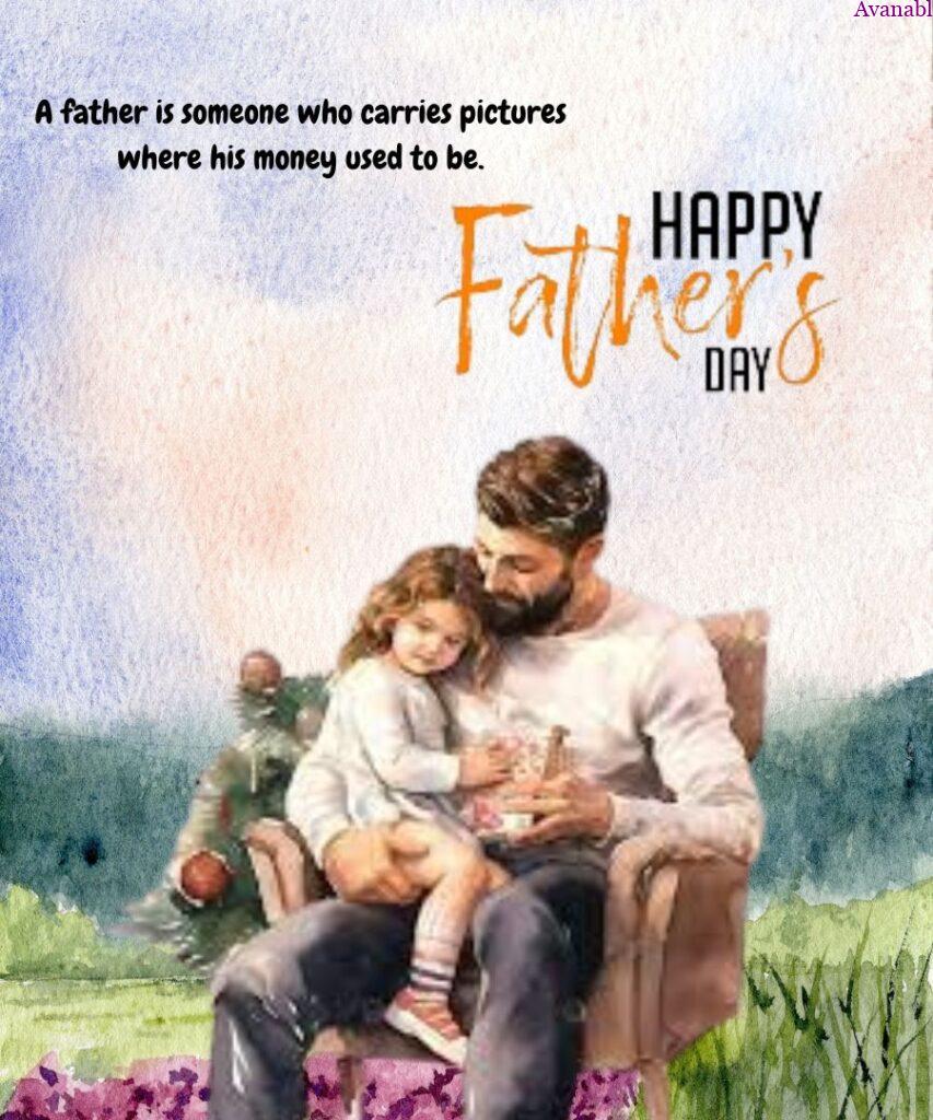 A painting of a father sitting in a chair with his son on his lap wishes image