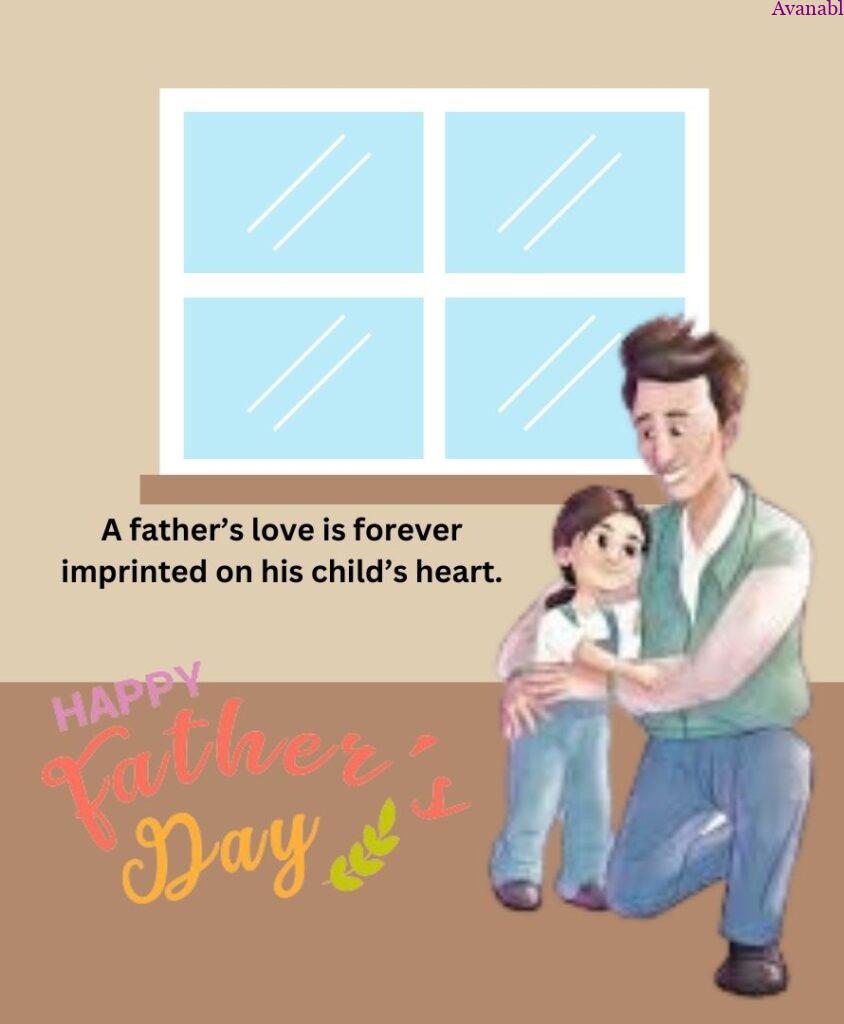 A picture of a father hugging his daughter on his knees wishes image