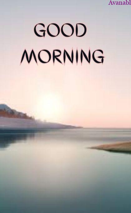 River and mountain sunrise morning wishes images