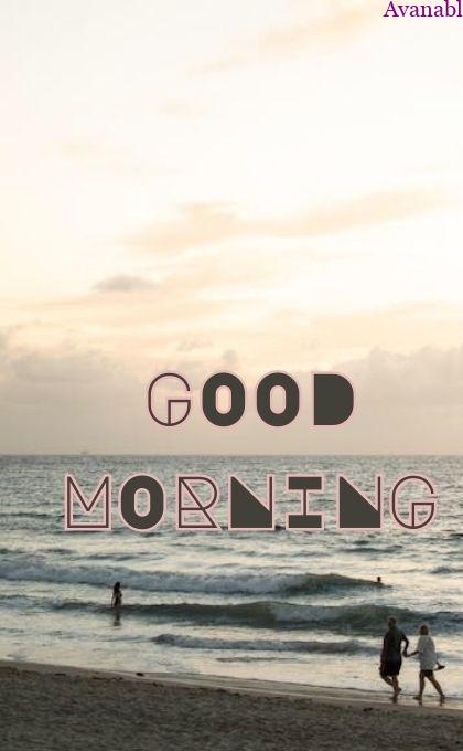 early morning Beach sunrise morning wishes image