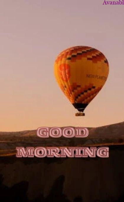 hot air balloon morning wishes